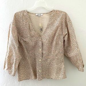 Madewell Daisy Peplum Top